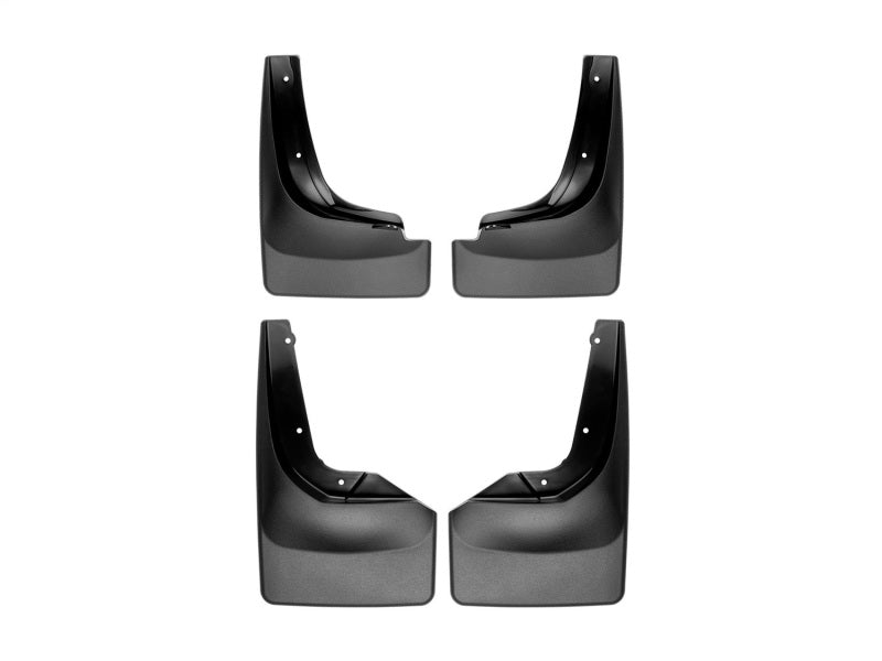 WeatherTech 2017+ Nissan Titan No Drill Mudflaps - Black