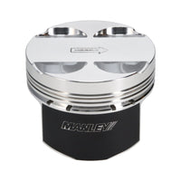 Manley Mitsubishi 2.0L 4G63 Piston Set - 85.00mm Bore 1.375in CH, -8.00 CC