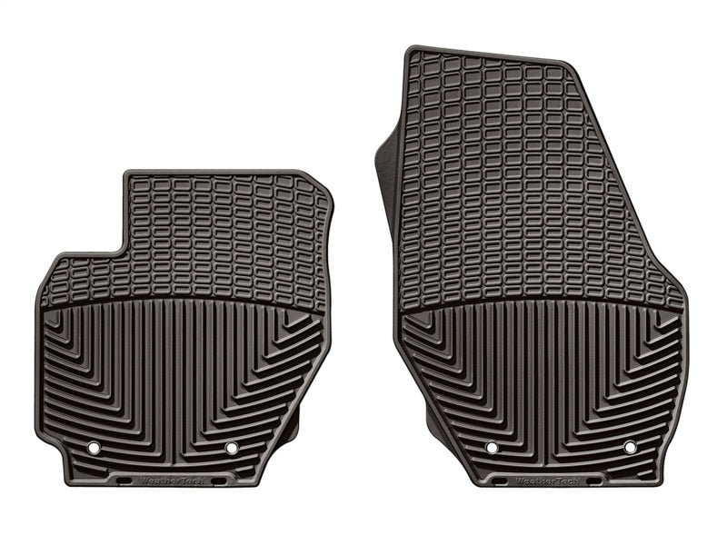 WeatherTech 2007-2014 Volvo S80 Front Rubber Mats - Cocoa