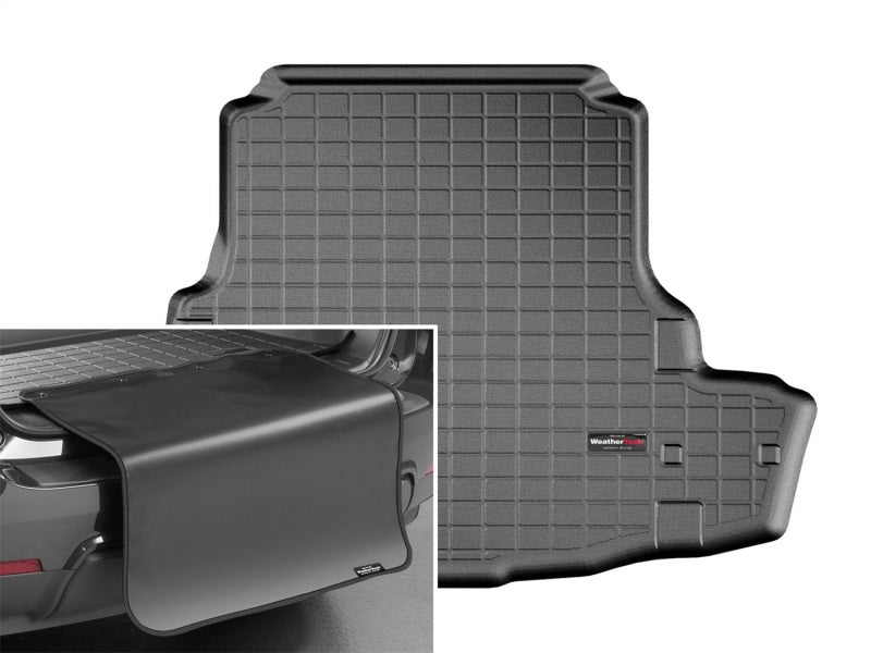WeatherTech 2015+ Lexus RC Coupe Cargo Liner w/Bumper Protector - Black