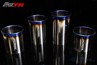GReddy PE-TR Rolled Tip-Burnt-Ti L 130mm x 115mm