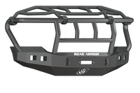 Road Armor 11-16 Ford F-250 Stealth Front Winch Bumper w/Intimidator Guard - Tex Blk