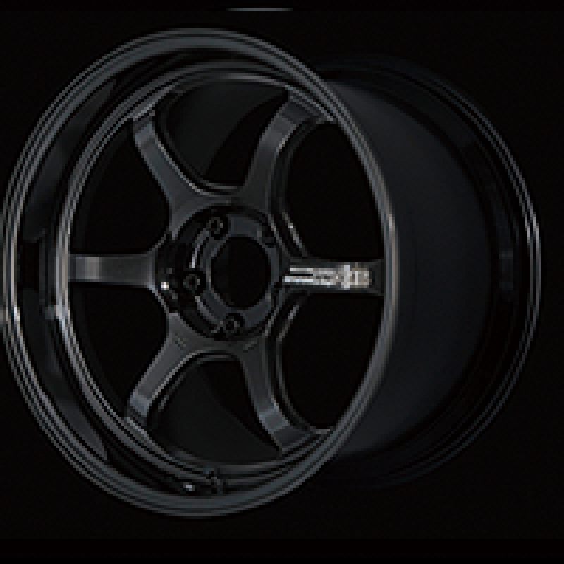Advan R6 18x8.0 +48 5x112 Racing Titanium Black Wheel