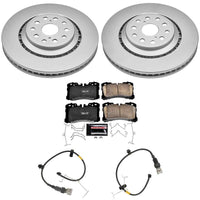 Power Stop 10-17 Lexus LS460 Front Z23 Coated Brake Kit