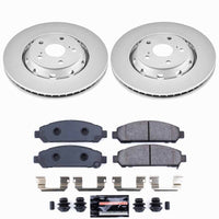 Power Stop 09-16 Toyota Venza Front Z23 Coated Brake Kit