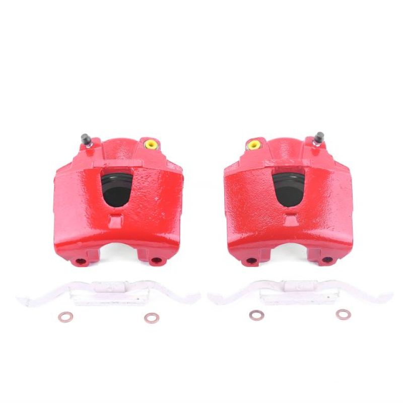 Power Stop Brake Calipers Power Stop Rear Brake Calipers - Red Powder Coated, Fits Chrysler PT Cruiser 2001-2010 & Dodge Neon 2003-2005 High Temp Powder Coated Calipers