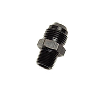 Russell Performance -10 AN to 3/8in NPT Straight Flare to Pipe (Black)