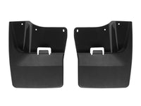 WeatherTech 20-24 GMC Sierra 2500HD/3500HD Front No Drill Mudflaps - Black