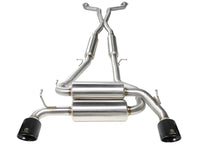 aFe Takeda 2-1/2 in 304 SS Cat-Back Exhaust System Infiniti G37 08-13/Q60 14-15 V6-3.7 w/ Black Tips