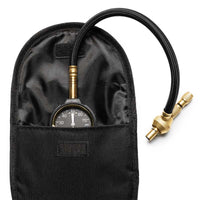 Method Brass Air Deflator Gauge 0-60 PSI - Black