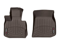 WeatherTech 2018+ BMW X3 Front FloorLiners - Cocoa