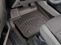 WeatherTech 2015+ Ford F-150 SuperCrew / SuperCab Front FloorLiner HP - Cocoa