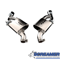 QTP 2016-2024 Chevrolet Camaro SS QTP Screamer Axle Back Dual Tip Bumper