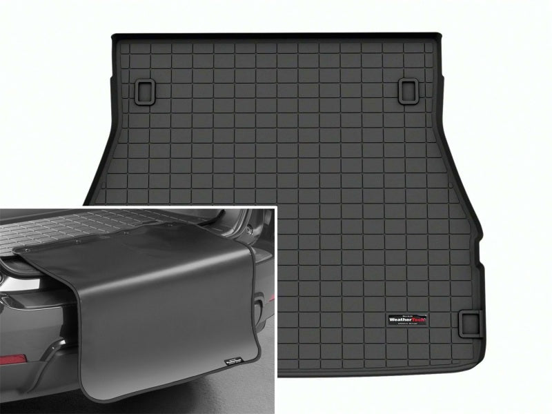 WeatherTech 2022 Lexus LX (7 Passenger Seating) Cargo Liner w/ Bumper Protector - Black