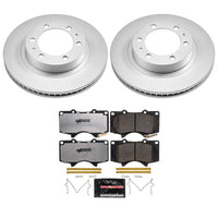 Power Stop 03-09 Toyota 4Runner Front Z36 Coated Truck & Tow Brake Kit