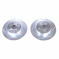 Power Stop 16-18 Land Rover Range Rover Evoque Rear Evolution Drilled & Slotted Rotors - Pair