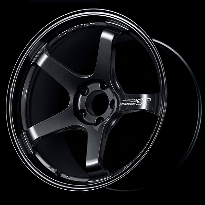 Advan GT Beyond 19x9.5 +22 5x120 Racing Titanium Black Wheel