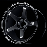 Advan GT Beyond 19x9.0 +43 5x114.3 Racing Titanium Black Wheel