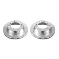 Power Stop 08-14 Ford E-150 Rear Evolution Drilled & Slotted Rotors - Pair