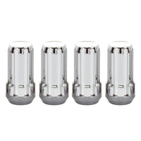 McGard SplineDrive Lug Nut (Cone Seat) 1/2-20 / 1.60in. Length (4-Pack) - Chrome (Req. Tool)