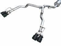 AWE Tuning 2021+ GMC Suburban/Yukon XL 5.3L 0FG Split Rear Exit Catback - Quad Diamond Blk Tips