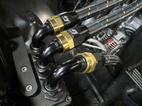 GReddy AN12 STRAIGHT HOSE END SWIVEL BLACK/GOLD ANODIZED