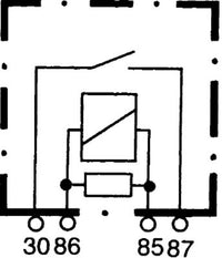 Hella Relay 12V 40A Spst Res Bkt