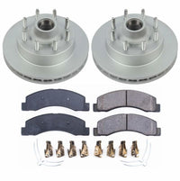Power Stop 99-02 Ford F-350 Super Duty Front Z17 Coated Brake Kit