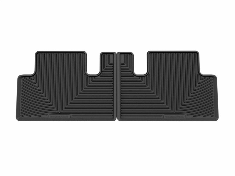 WeatherTech 17-23 Tesla Model 3 2nd Row Rear All-Weather Floor Mats - Black