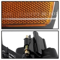 xTune Dodge Ram 1500 02-05 Amber Crystal Headlights Black HD-JH-DR02-AM-BK
