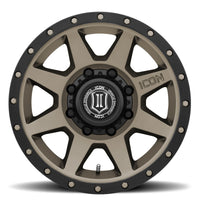 ICON Rebound 17x8.5 8x6.5 13mm Offset 5.25in BS 121.4mm Bore Bronze Wheel