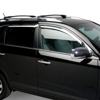 Putco 14-17 Kia Forte Sedan - Tape on Application Element Chrome Window Visors