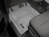 WeatherTech 2014+ Chevrolet Silverado 1500 Front FloorLiner - Grey (Fits w/ Floor Mounted Shifter)