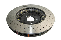 DBA 07-11 Audi S6 Front 5000 Series Cross Drilled Rotor w/Black Hat