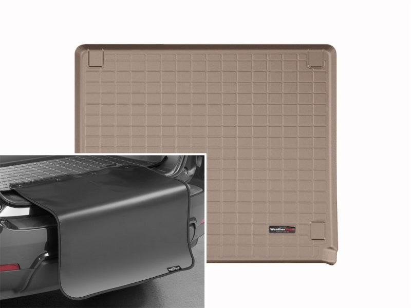 WeatherTech 2011+ Volkswagen Touareg Cargo With Bumper Protector - Tan
