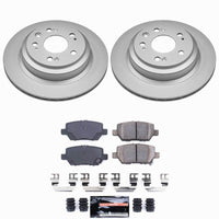 Power Stop 05-12 Acura RL Rear Z23 Coated Brake Kit