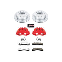 Power Stop 12-19 Chevrolet Silverado 2500 HD Front Z36 Truck & Tow Kit w/Cals