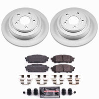 Power Stop 05-06 Saab 9-2X Rear Z23 Coated Brake Kit