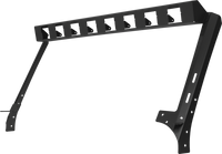 Go Rhino 07-18 Jeep Wrangler JK WLF Windshield Light Mount Frame - Eight Cube Lights