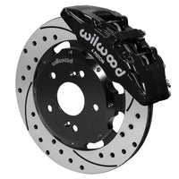 Wilwood Dynapro 6 Front Hub Kit 12.19in SRP Drilled 04-05 Honda Civic SI/ 02-06 Acura RSX