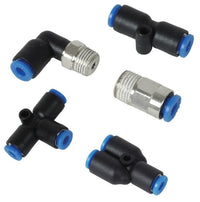 Vibrant Union inTin Pneumatic Vacuum Fitting - for use with 3/8in (9.5mm) OD tubing