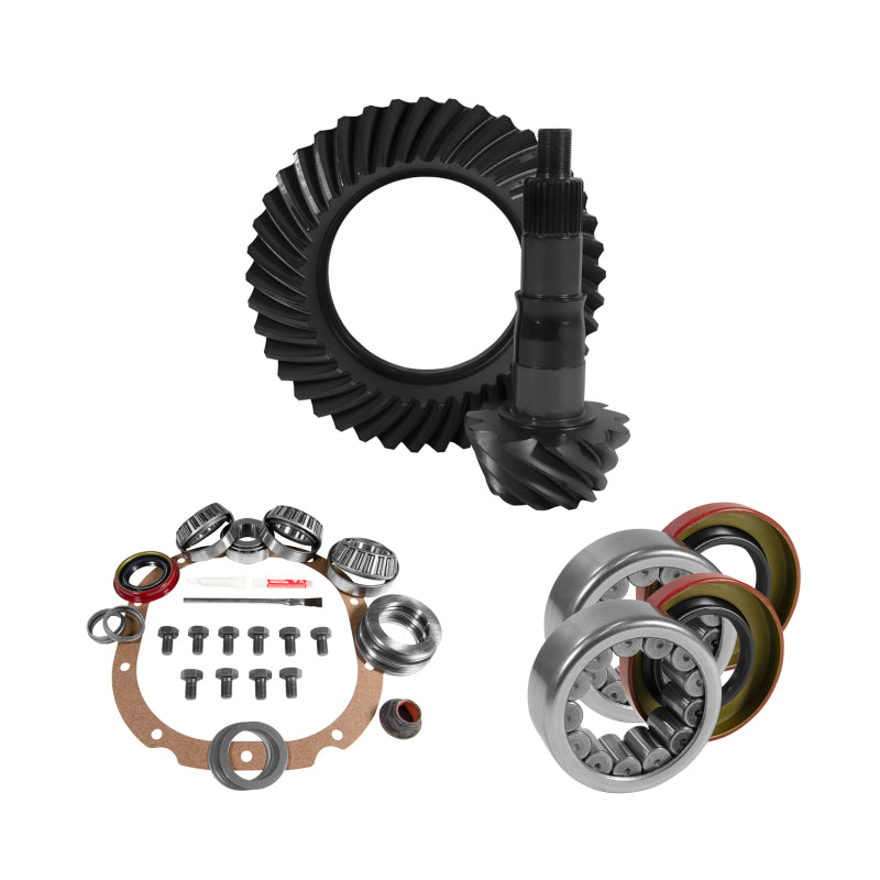 Yukon Gear 8.8in Ford 3.73 Rear Ring & Pinion Install Kit 2.99in OD Axle Bearings and Seals