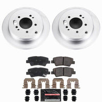 Power Stop 07-09 Kia Amanti Rear Z23 Coated Brake Kit