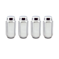McGard Hex Lug Nut (Cone Seat) M14X1.5 / 22mm Hex / 1.945in. Length (4-Pack) - Chrome
