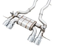 AWE Tuning SwitchPath Cat-Back Exhaust for BMW G8X M3/M4 - Chrome Silver Tips