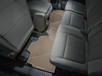 WeatherTech 09+ Ford F150 Super Cab Rear Rubber Mats - Tan