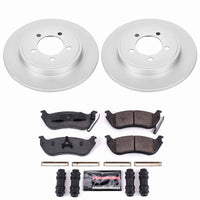 Power Stop 06-10 Ford Explorer Rear Z23 Coated Brake Kit