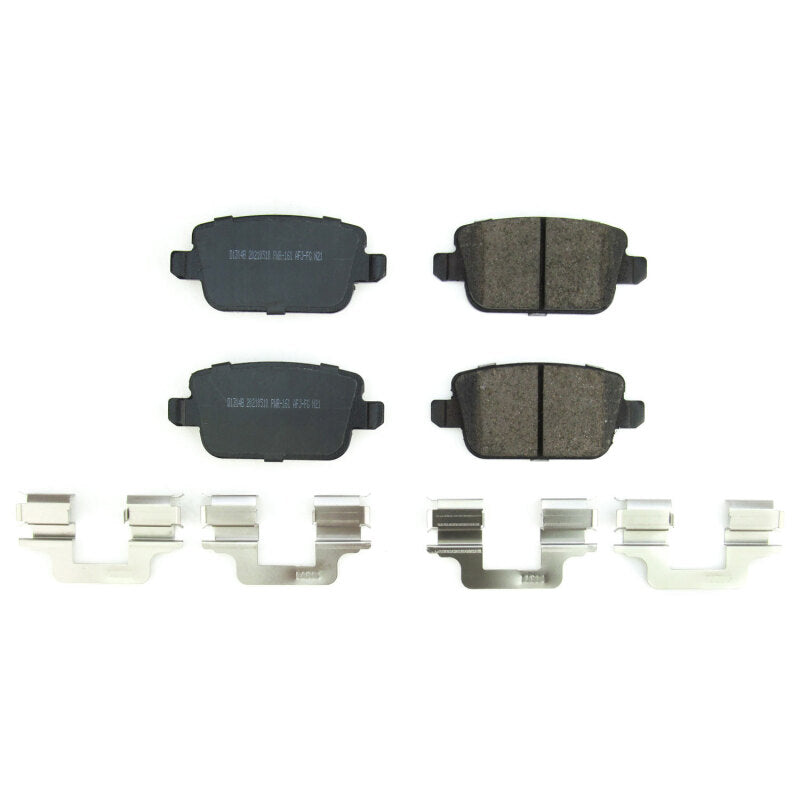 Power Stop 08-12 Land Rover LR2 Rear Z17 Evo Ceramic Brake Pads w/Hardware