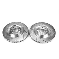 Power Stop 09-11 Volkswagen CC Front Evolution Drilled & Slotted Rotors - Pair