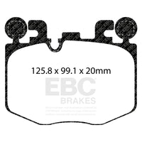 EBC Racing 22-24 Toyota GR Supra RP-1 Race Front Brake Pads